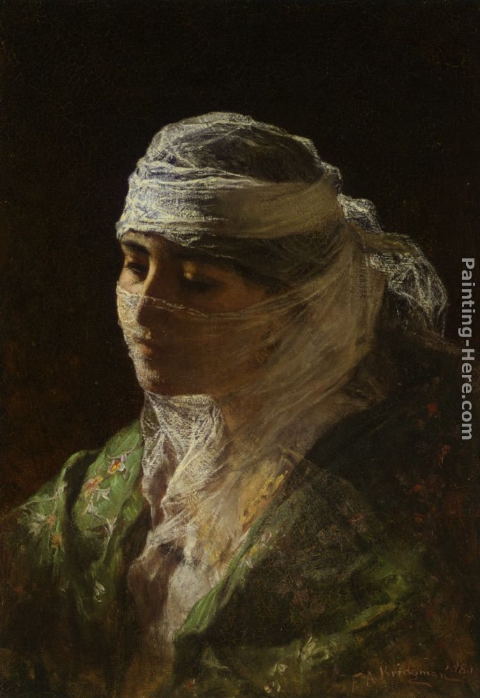 Frederick Arthur Bridgman A Veiled Beauty